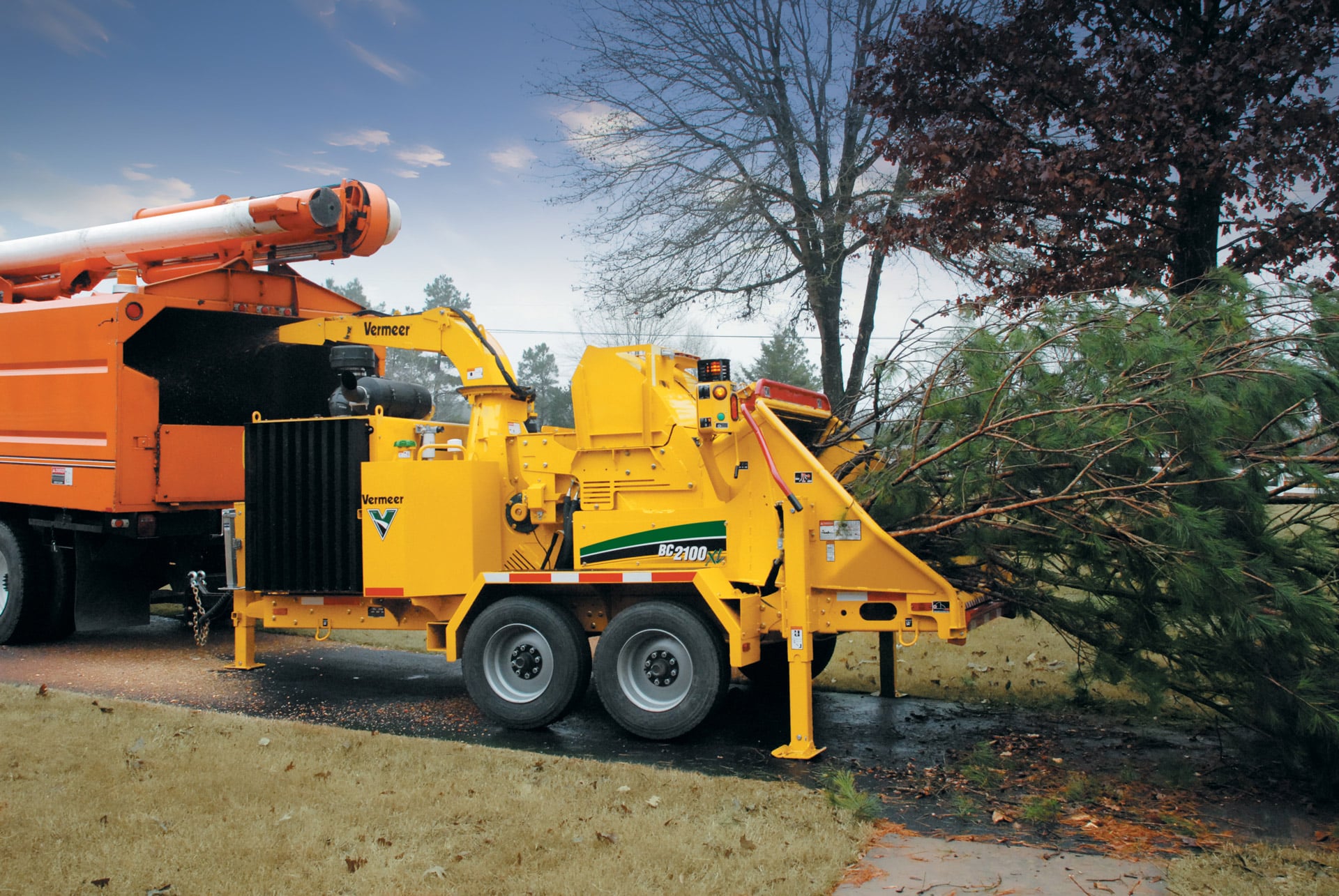 Vermeer BC1200XL Wood Chipper - high volume waste timber processing